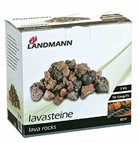 Landmann Lavasteine, Schwarz, 3 kg