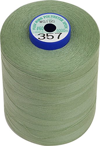 FUJIX フジックス キングスパン スパン ミシン糸 60番 5000m巻 col.357