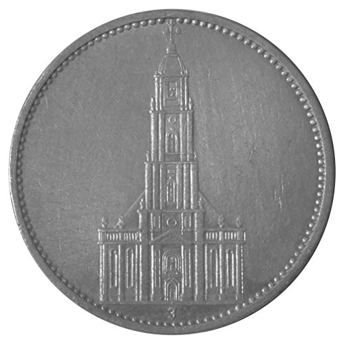 Preisvergleich Produktbild 5 Mark Silber Garnisonskirche 1934 J Prägestätte Hamburg