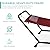Best Choice Products Outdoor Hammock Bed with Stand for Patio, Backyard, Garden, Poolside w/Weather-Resistant Polyester, 500LB Weight Capacity, Pillow, Storage Pockets - Red