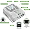 MPPT Charge Controller 40 amp 12V/24V Auto, 40A Solar Panel Charge Regulator with Blacklight LCD Display Max 100V for Lead-Acid Sealed Gel AGM Flooded Lithium Battery
