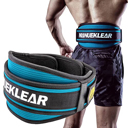 Weight Lifting Belt, Lifting Belts for Women Men,MANUEKLEAR Weightlifting Belt Quick Locking Back Support for Bodybuilding, Fitness, Powerlifting, Cross Training, Squats, Workout, Exercise