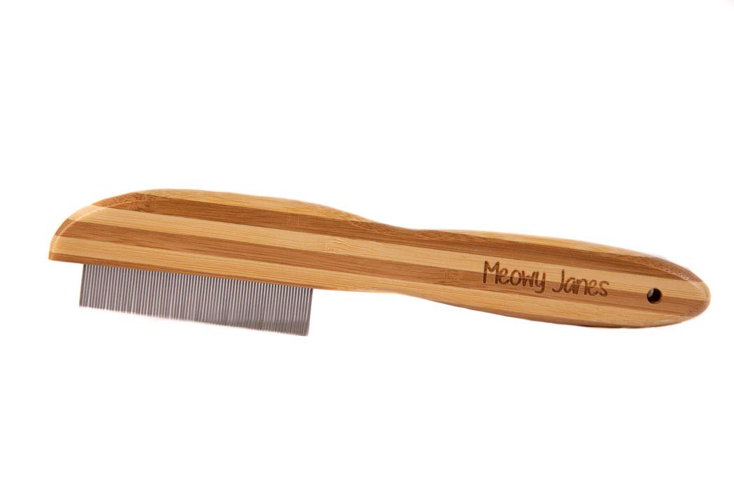 Meowy Janes Long Hair Cat Brush Box Set - Cat Brush Combo for Cat Grooming - Bonding Box for Cat and Owners - Gift Box for Pet Owners