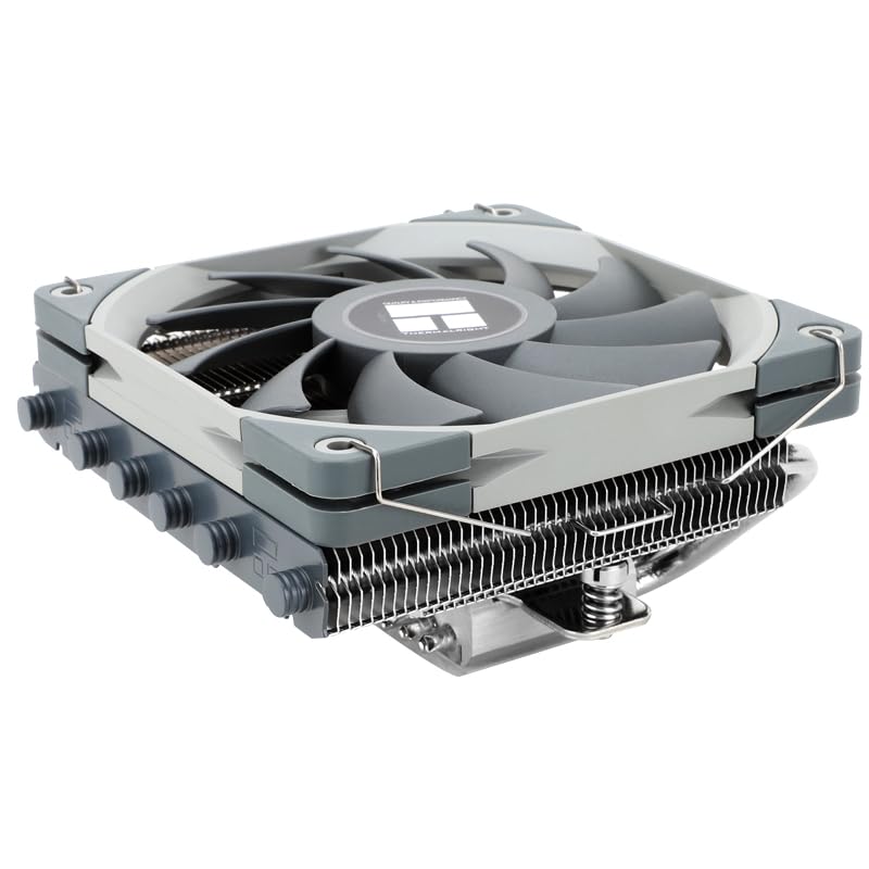 TR-Thermalright AXP120 X67 - Radiatore a 6 tubi di calore, silenzioso, 120 mm, a basso profilo, 1800 RPM, per AMD AM4/AM5, Intel LGA1851/1700/115x/1200/2011, a basso profilo ITX