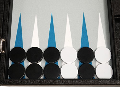Set Premium de Backgammon 19 Pulgadas - Negro miniatura 6