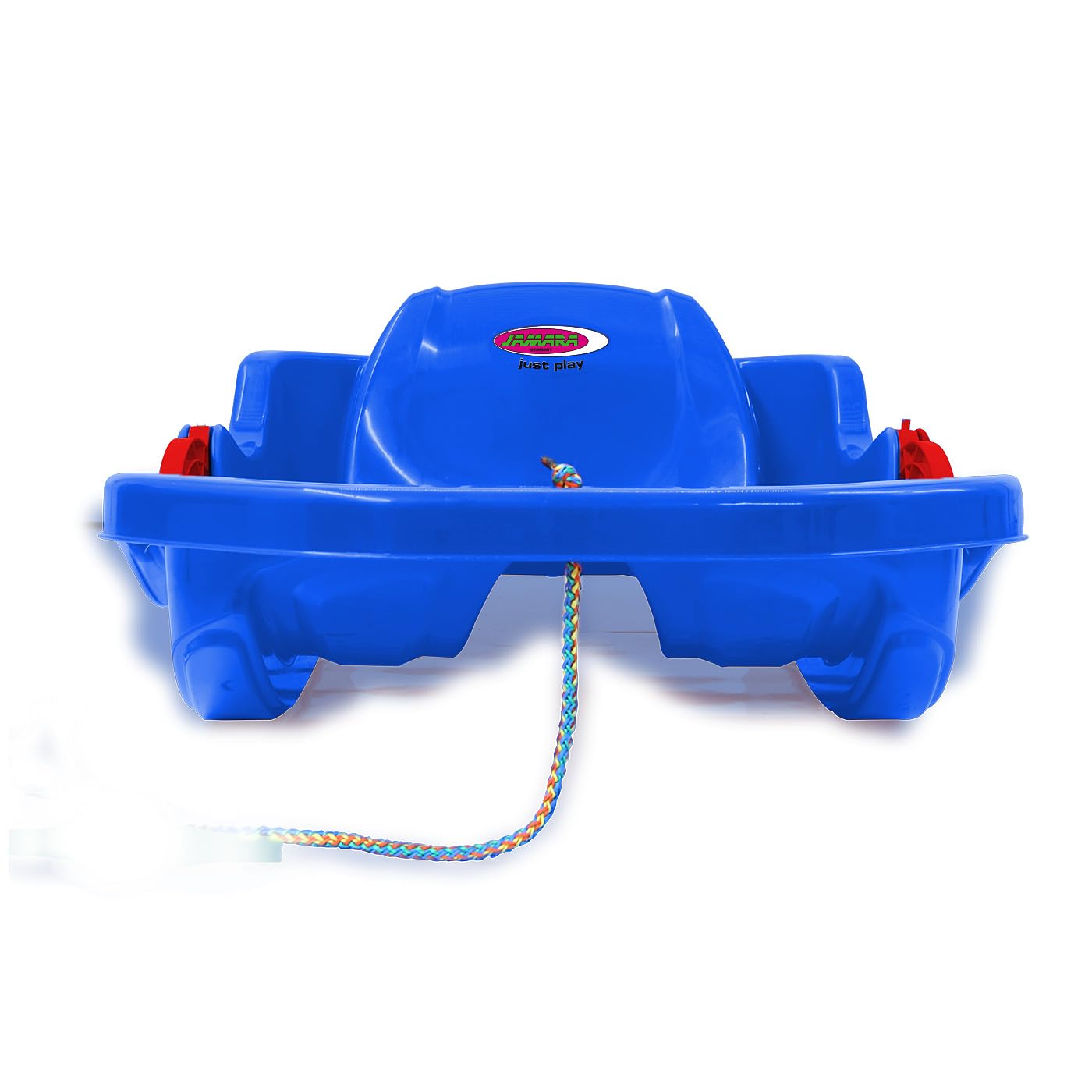 JAMARA 460539 Snow Play Bob Comfort 80 cm avec Frein – Direction par Levier de Frein, Construction aérodynamique, Plastique Durable, résistant aux Chocs, siège Ergonomique, Bleu,