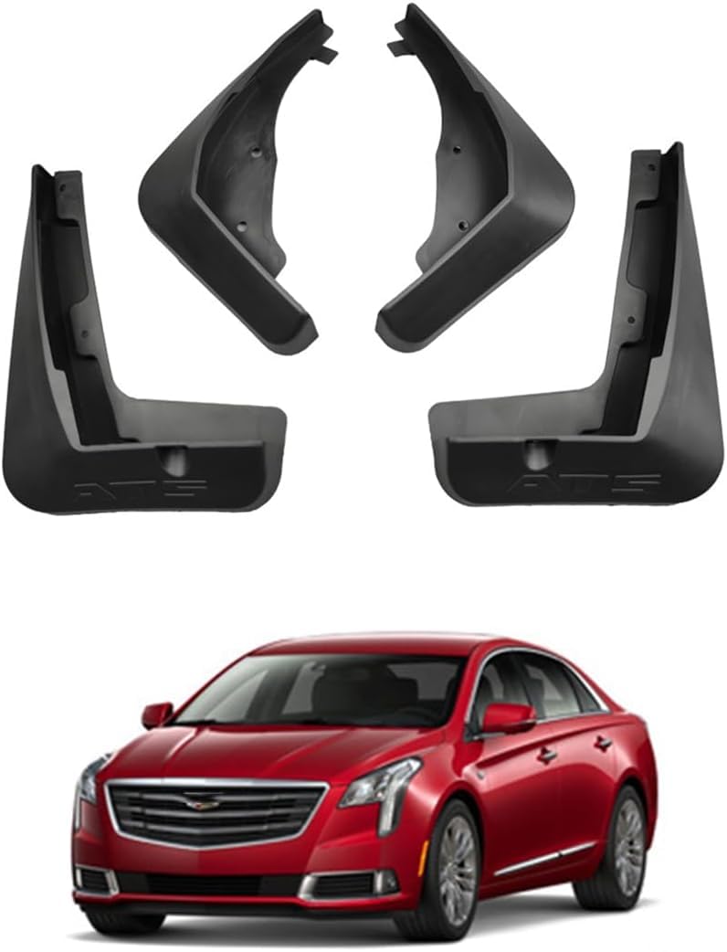 PLAKDFUU Car Mud Flaps for Cadillac ATS 2012-2024, Styling Body Accessories Splash Guards Fender (Set of 4)