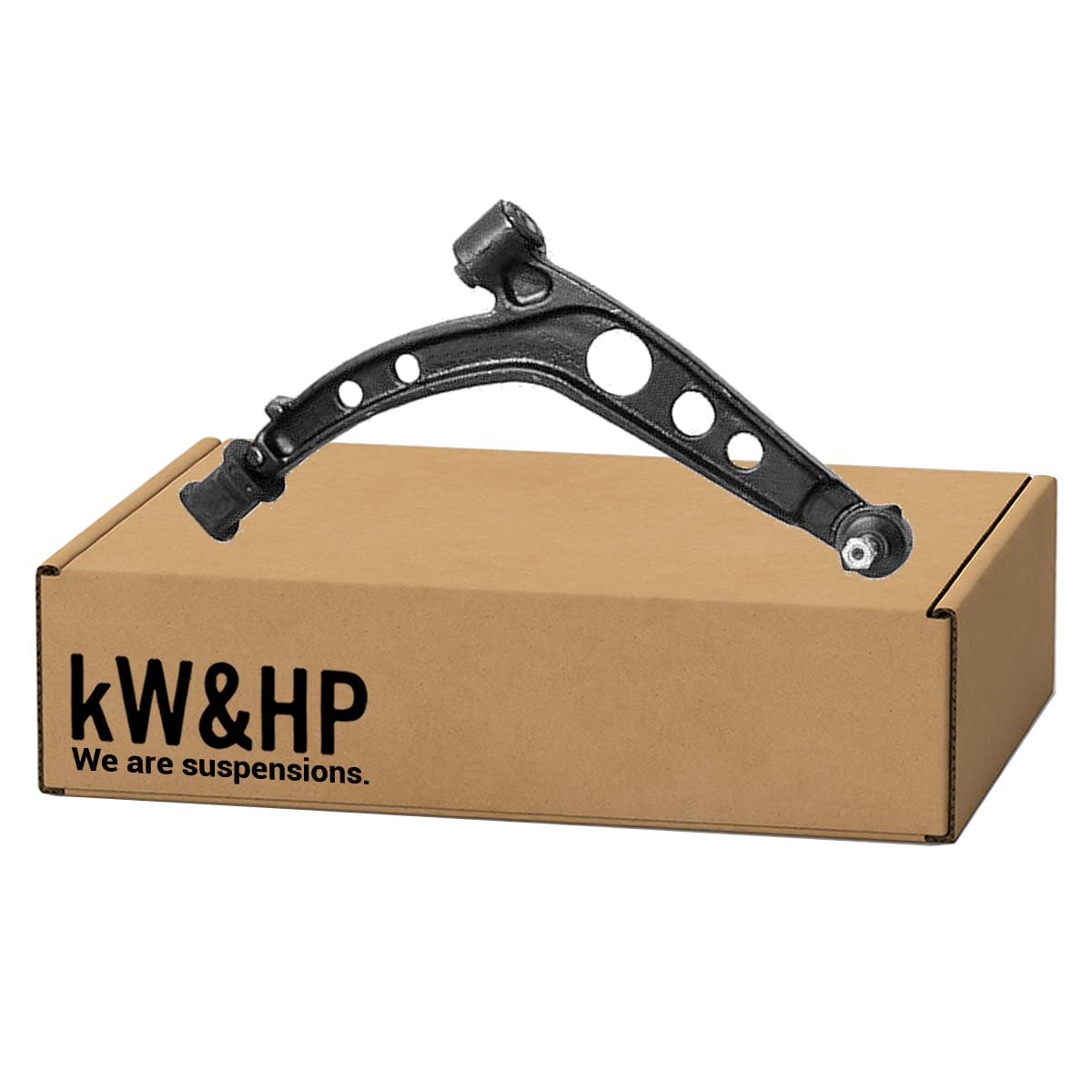 kW&HP KIT 2 PEZZI COPPIA BRACCETTI TRAPEZI OSCILLANTI ANTERIORI LATO DX/SX CINQUECENTO/SEICENTO (KW0001)