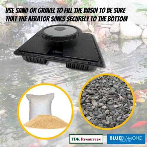 Difusor de aire DS1 Blue Diamond Pumps para estanques miniatura 4