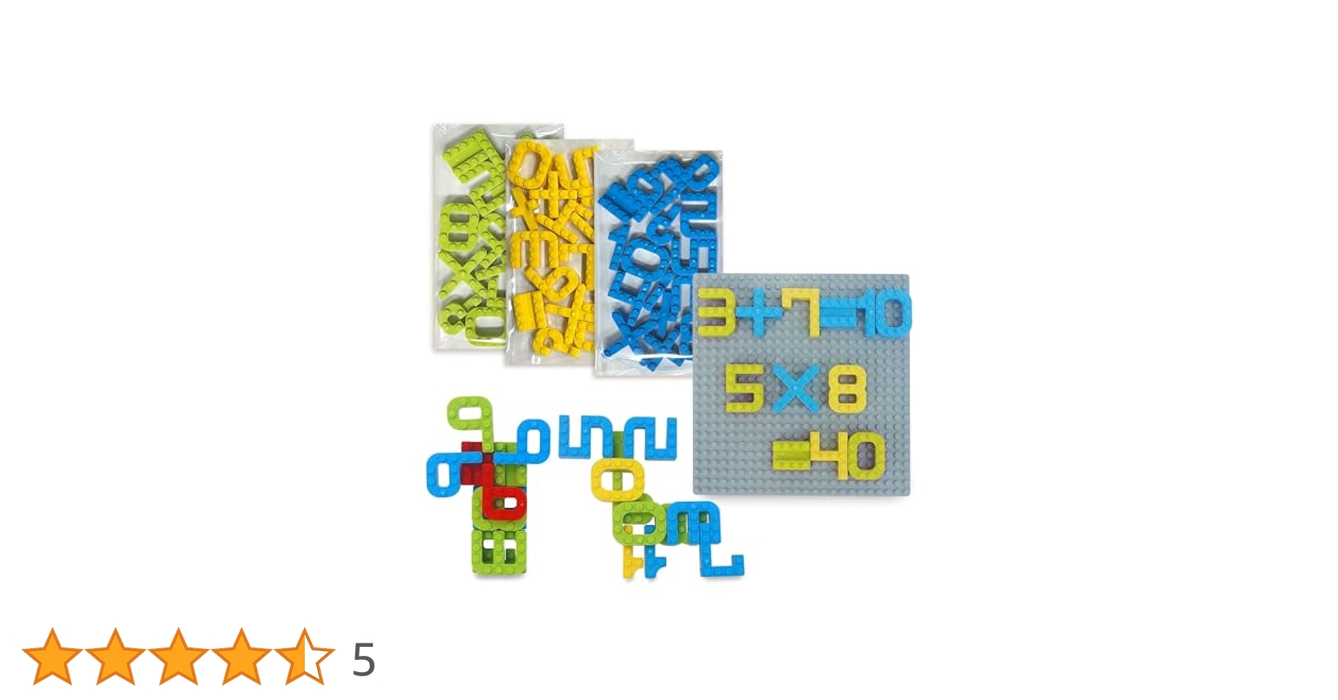 Amazon.co.jp: MOJIBLOCK 数字ブロック【プラスパック 3色