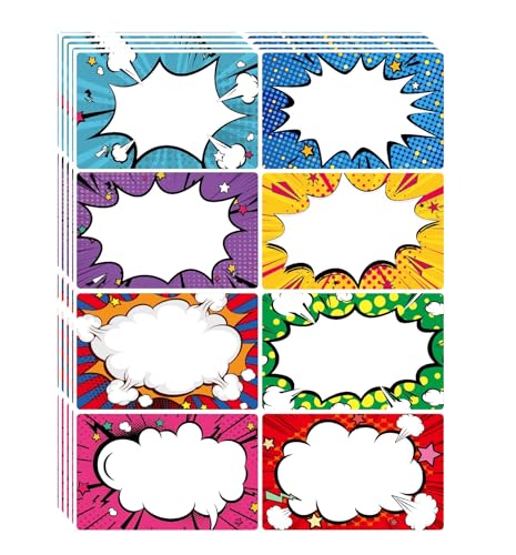 Waterproof Superhero Name Tag Labels...