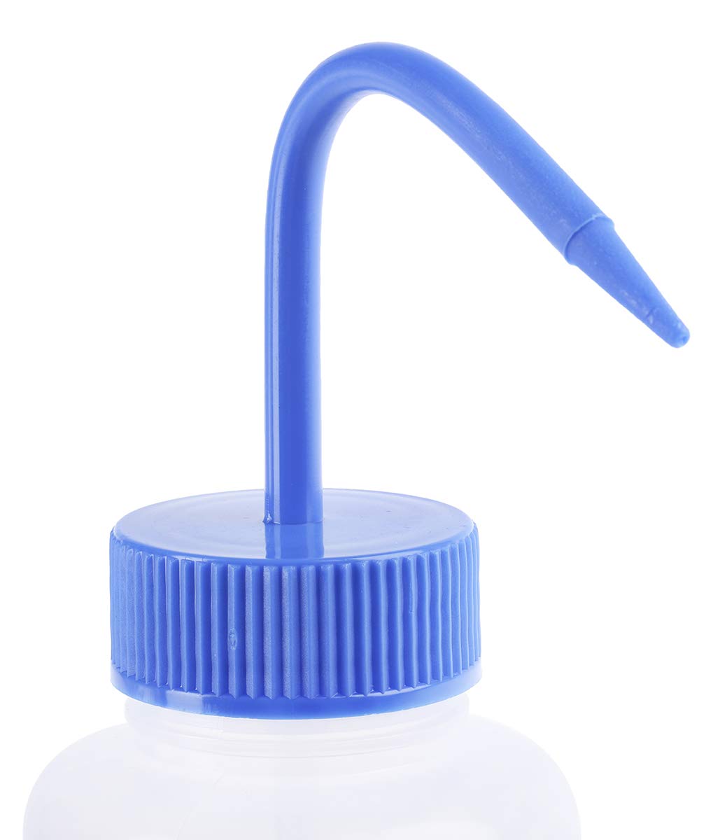 RS PRO Polyethylen Laborflasche 500ml, Ø 13 mm Spritzflasche Weithalsig, Packung a 5 Stück