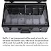 Beauty Salon Barber Case,Hair Stylist Tool Kits Organizer,Professional Barber Travel Carry Case for Hair Scissors Tools Hair Stylist Pet Groome,Barber Carrying Case with Code Lock (Large Black)