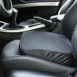 Bandwagon Adult/Driver Car Booster Seat for Visibility - Soft Comfortable Black Poly Cover