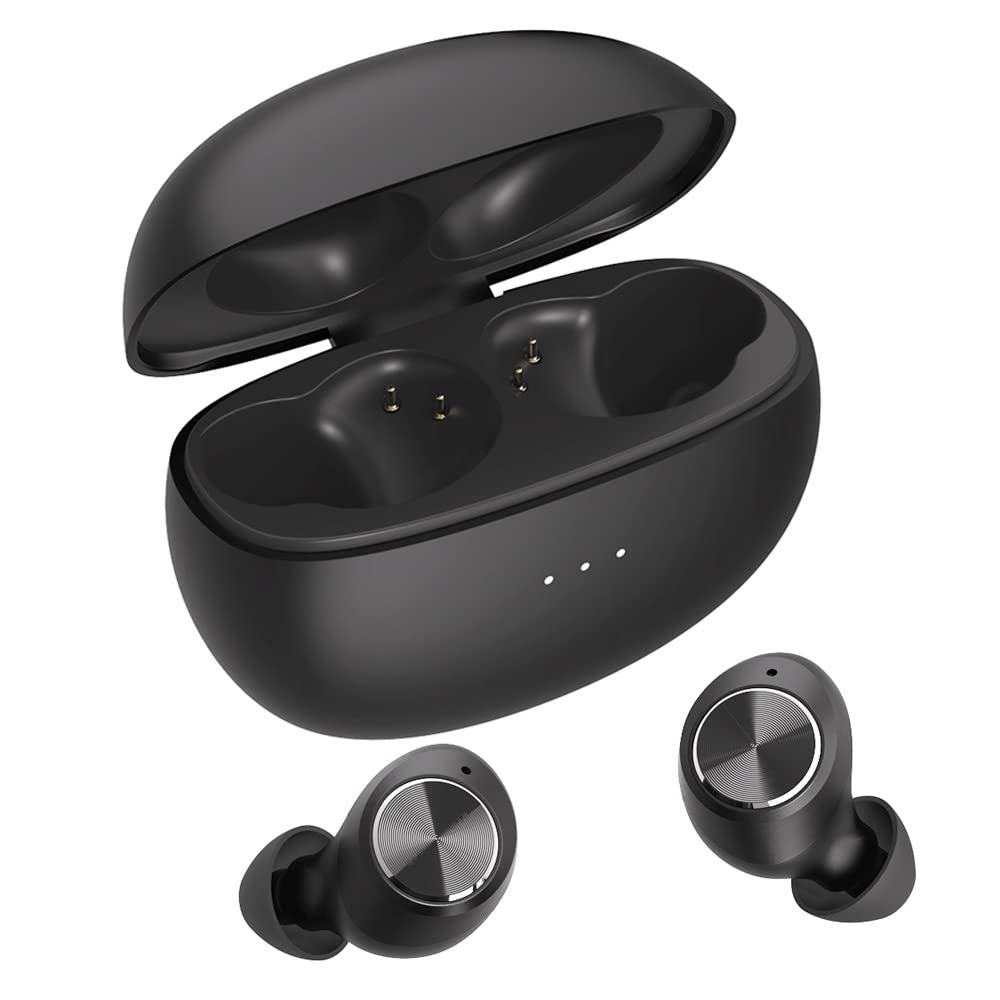 Kamon K12 Wireless Earbuds, Bluetooth 5.3 Headphones HiFi Stereo, Comfortable in-Ear Waterproof Ear Buds with Touch Control, Lightweight Earphones for
