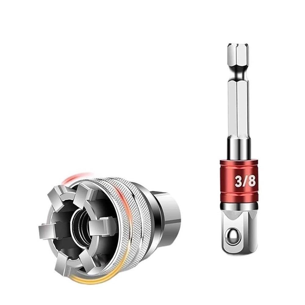 Konwerter gniazd do uniwersalnego klucza elektrycznego 2-pakowego 10-19 mm, gniazda Super