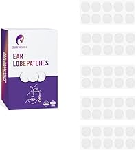 SHOWGIRL Ear Lobe Patches Ear Lobe Support Patches Earlobes Invisible lob for Heavy Earrings Lift Patches for Long Time Wearing Earrings Protect Healthy Ear Lobes Against Tearing sheet-5 (50 pcs)