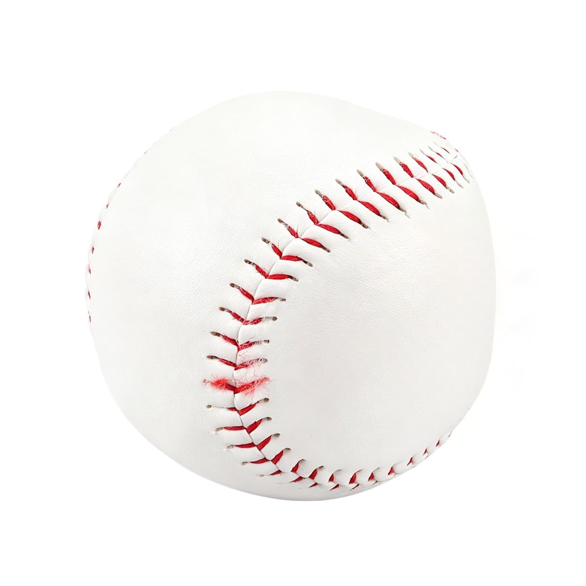 Ubric 3 piłki baseballowe standardowe skóra syntetyczna trening młodzież dorośli szkoła halowa zewnętrzna biały