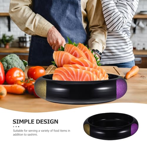 Set de platos sushi y sashimi plástico japonés pequeño miniatura 6
