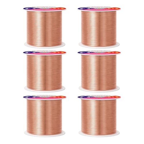 Image of Mandala Crafts 16 Gauge Rose Gold Tone Combo Anodized Aluminum Craft Wire | 390 FT, Colored, Flexible, Bendable for Bonsai Armature Sculpting Wire Wrapping Jewelry Making, Weather & Tarnish Resistant