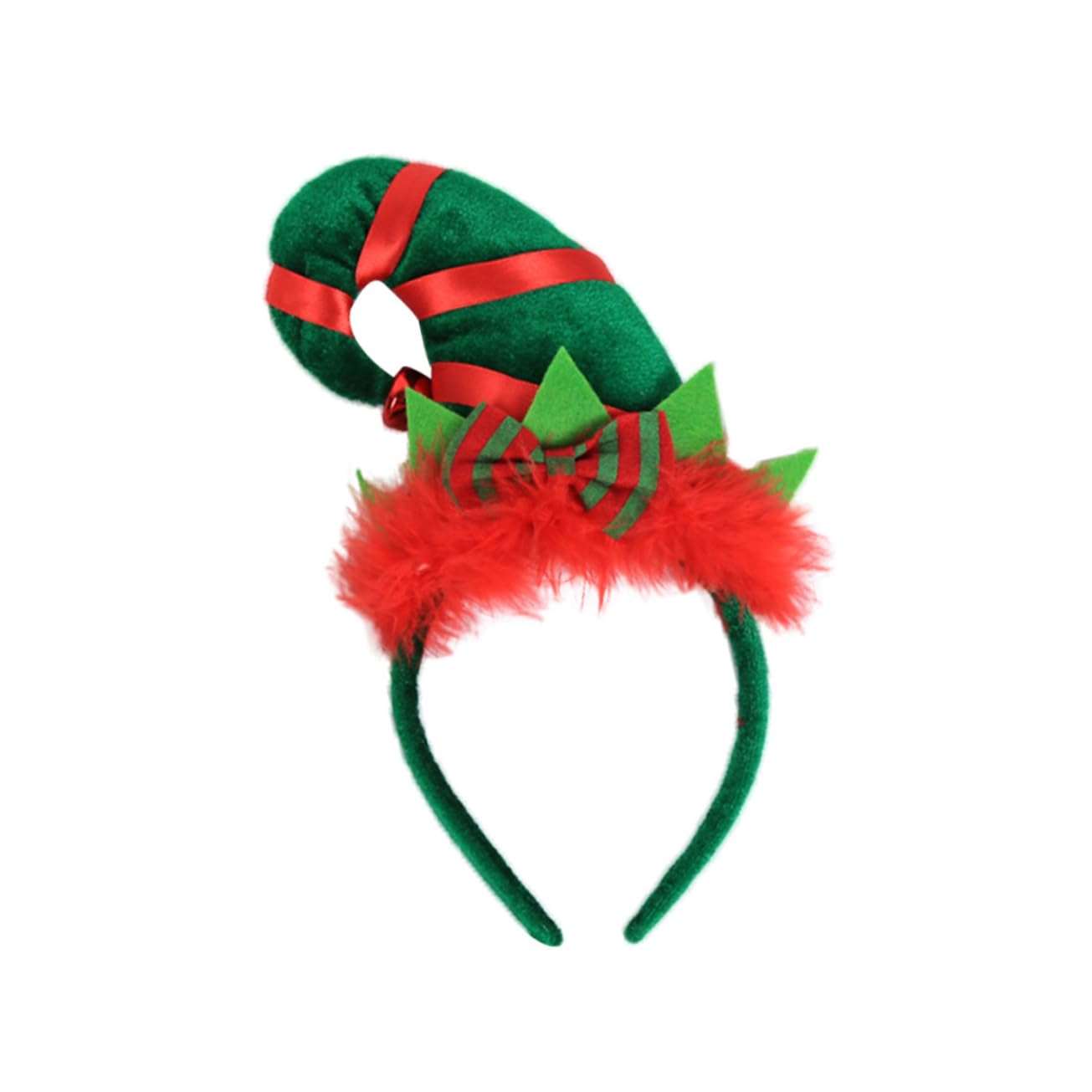 SHERCHPRY Christmas Hat Headband Christmas Headband for Santa Headband Christmas Elf Headdress Christmas Elf Decorations Ornament Headband Xmas Elf Hat Men and Women Decorate