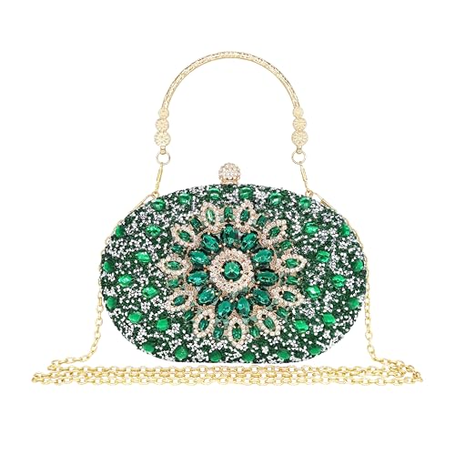 Image of MAIRLOM Rhinestone Clutch Purses for Women Evening Bag Sparkly Handbag | Diamond Clutches Purse Glitter Crystal Gemstone Shoulder Bags Luxury Handbags for Wedding Formal Party Prom