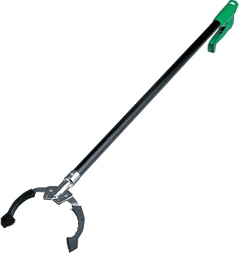 Unger Nifty Nabber Extension Arm With Claw, 18", Black/green
