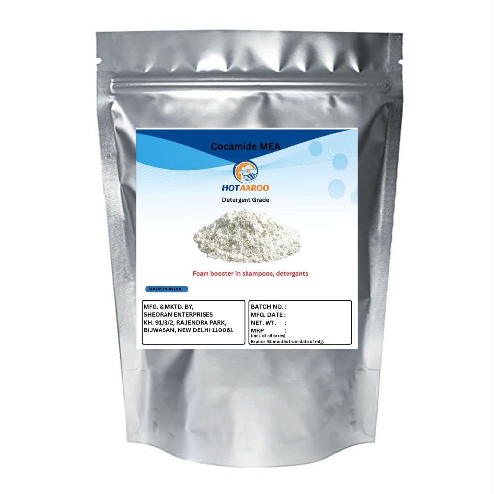 Coco Mono Ethanolamide (Cocamide MEA) 500g – Industrial/Detergent Grade, 85%–90% Active Matter – Foam Booster & Thickener for Shampoo, Liquid Detergent, Dishwash & Cleaning Products-image-27