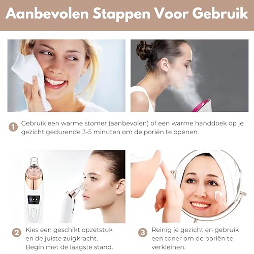Boncy Mee-eter Vacuüm – Comedonenlepel Set - View 6