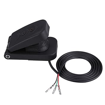 Durable in Use Speed Control Brake Pedal, Wear Resistance Plastic Original Standard Brake Pedal, Black for Scooters Electric Bikes'$