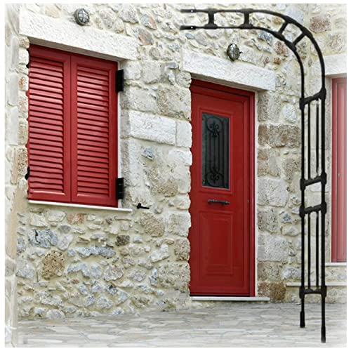 Arco Decorativo para Rosales y Plantas Trepadoras, Arco de Jardín 1 Piezas Arco de Metal 220X240X40cm 240X240X40cm Soporte de Enredaderas en Estilo Rustico, Resistente a La Intemperie Cover