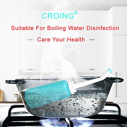CROING-2 Stk. 500 ml Po Dusche , Das Easy-Bidet , Mobiles Reise Bidet , Intimdusche Bidet für Postpartale Pflege – Bild 4