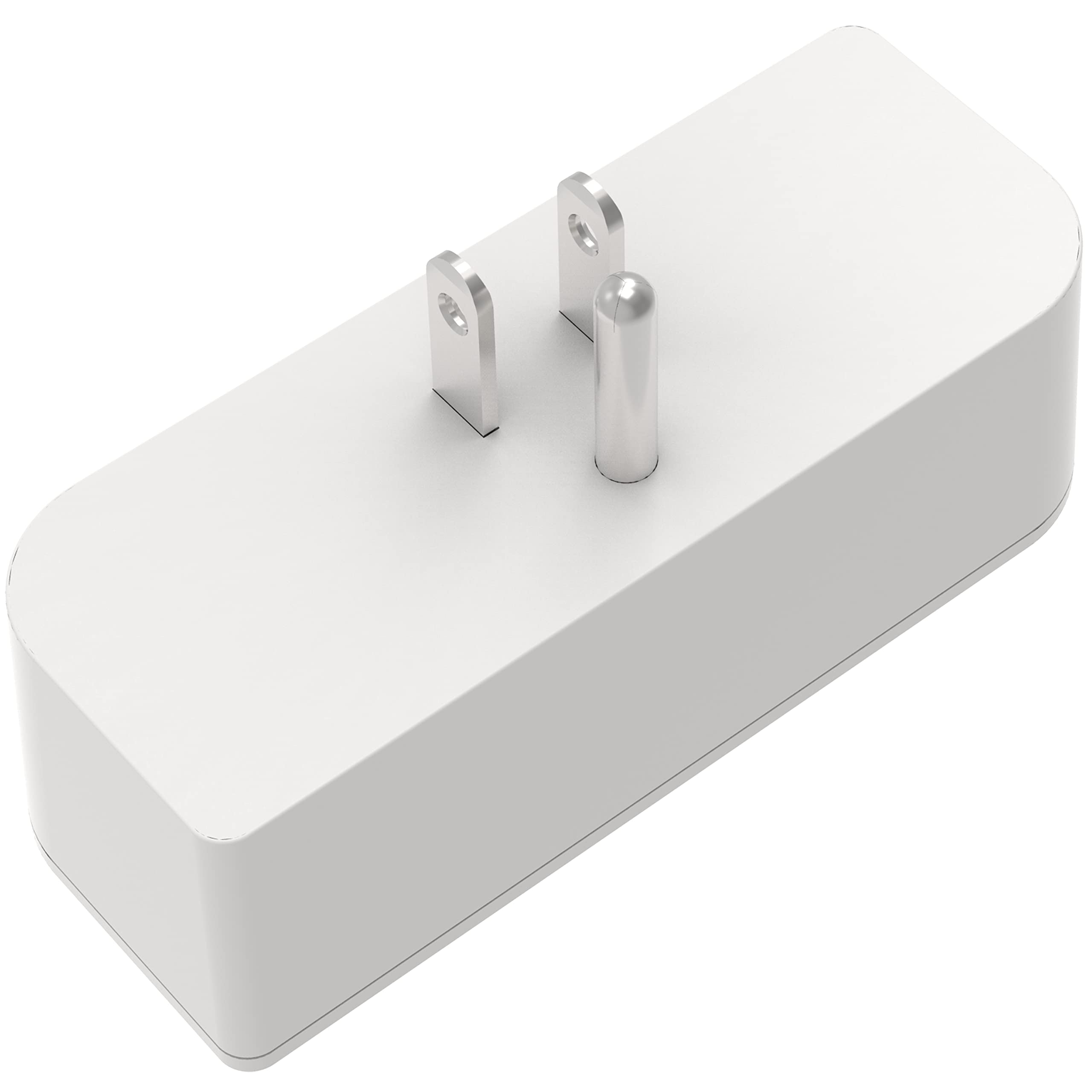 Monster Smart Power Outlet WiFi Control for Indoor Use with Monster App - Voice Control with Amazon Alexa and Google Assistant - 1 Outlet White