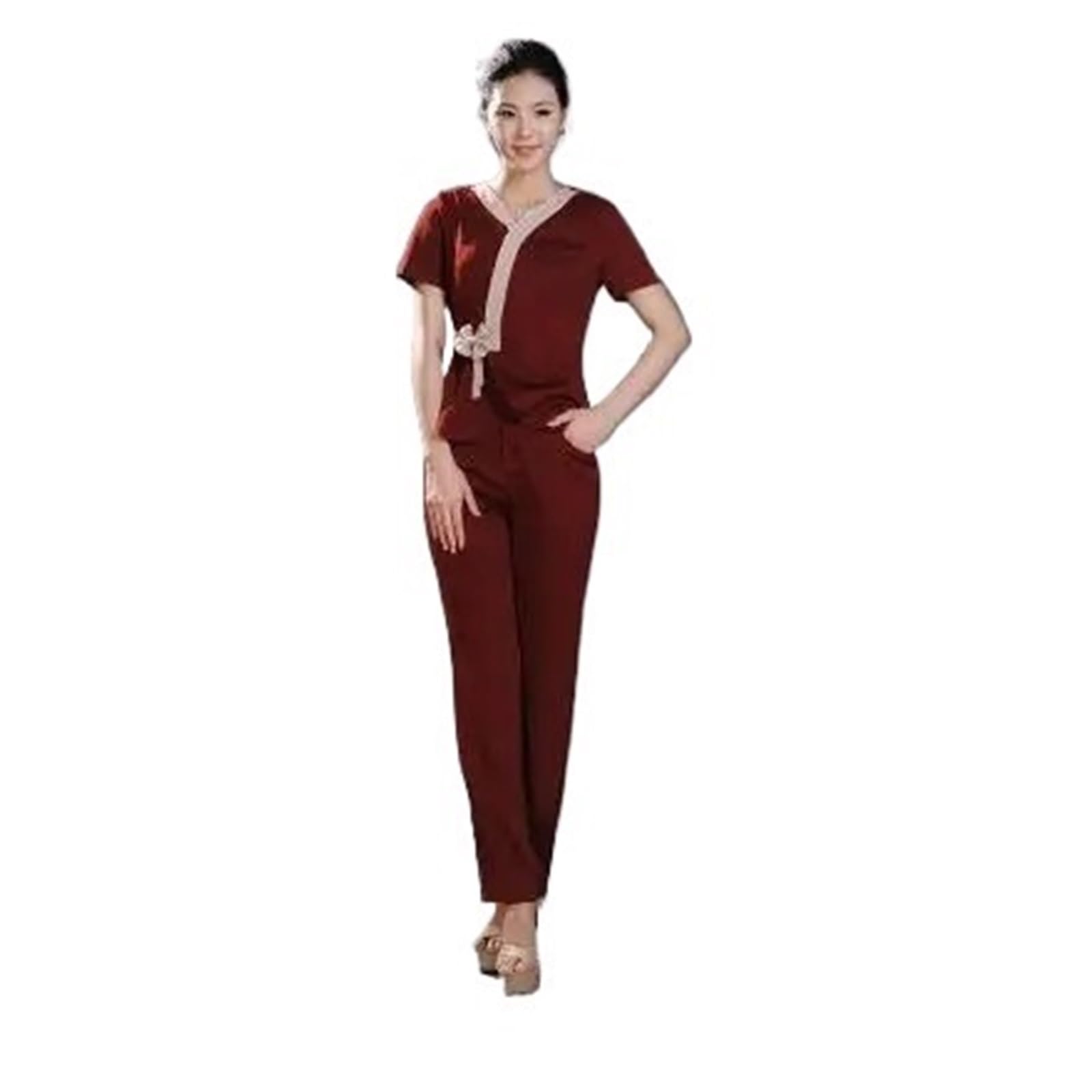 Krankenpfleger Kostüm Massageuniformen for Damen, Schönheitssalon, Spa, Arbeitshose, Kosmetikerin