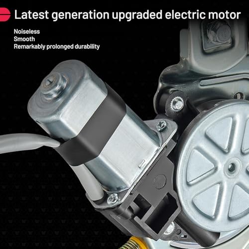 Image of BDFHYK 741-430 Power Window Regulator with Motor Front Left Driver Side Compatible with Ford F-150 2004 2005 2006 2007 2008, Lobo 2004 & 2007, Replace# 4L3Z1823201BA, 4L3Z1823201CA