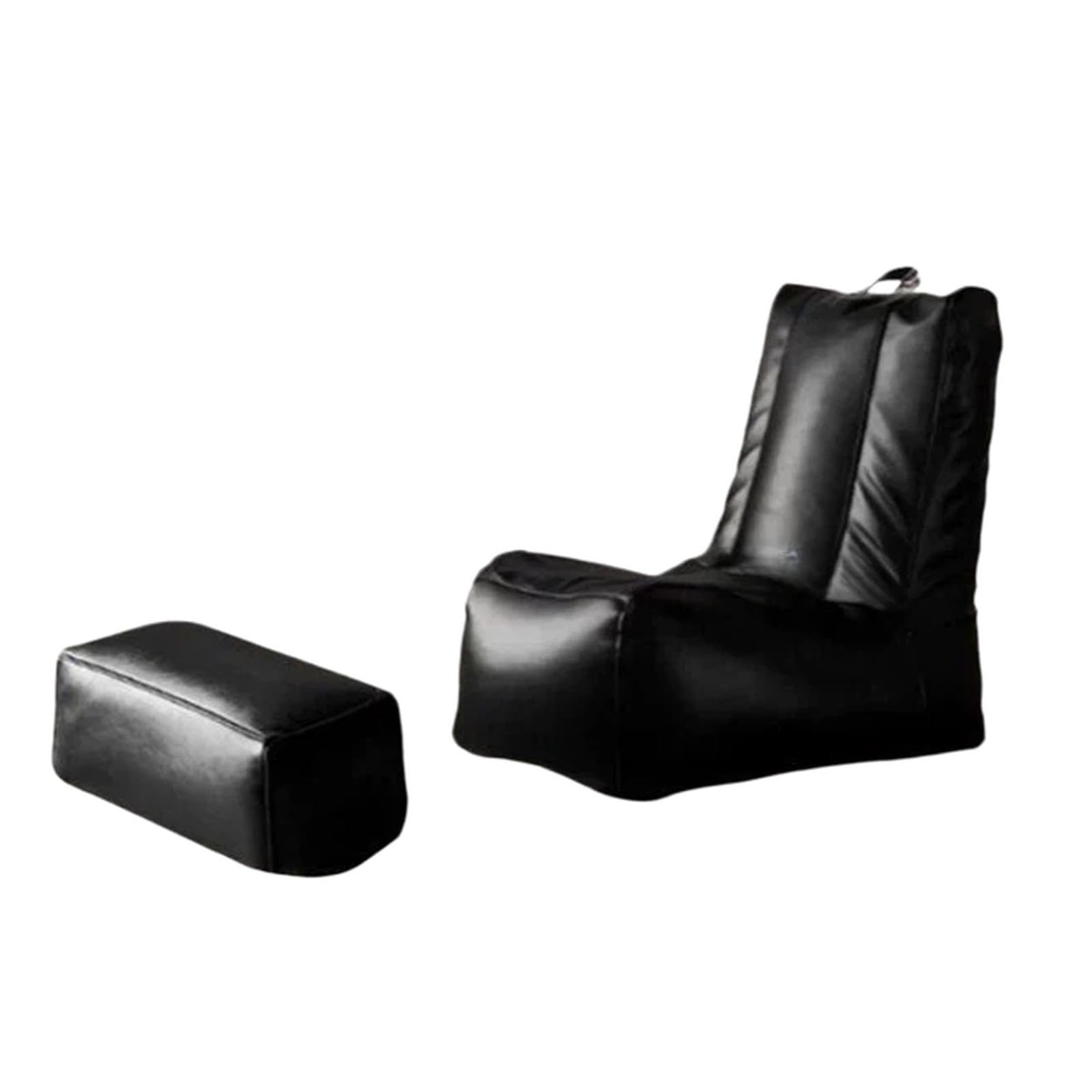 WQQYU6HKF sofa chair Single Lazy Sofa Soft Lounge Chair for Reclining Home Small Apartment living room chair(Black)