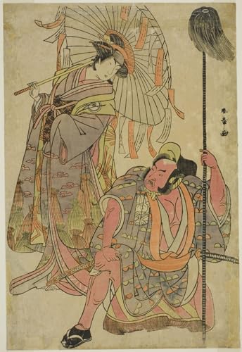 Murales Hata No Daizen Taketora de Katsukawa Shunsho sobre lienzo de alta definición 60x90