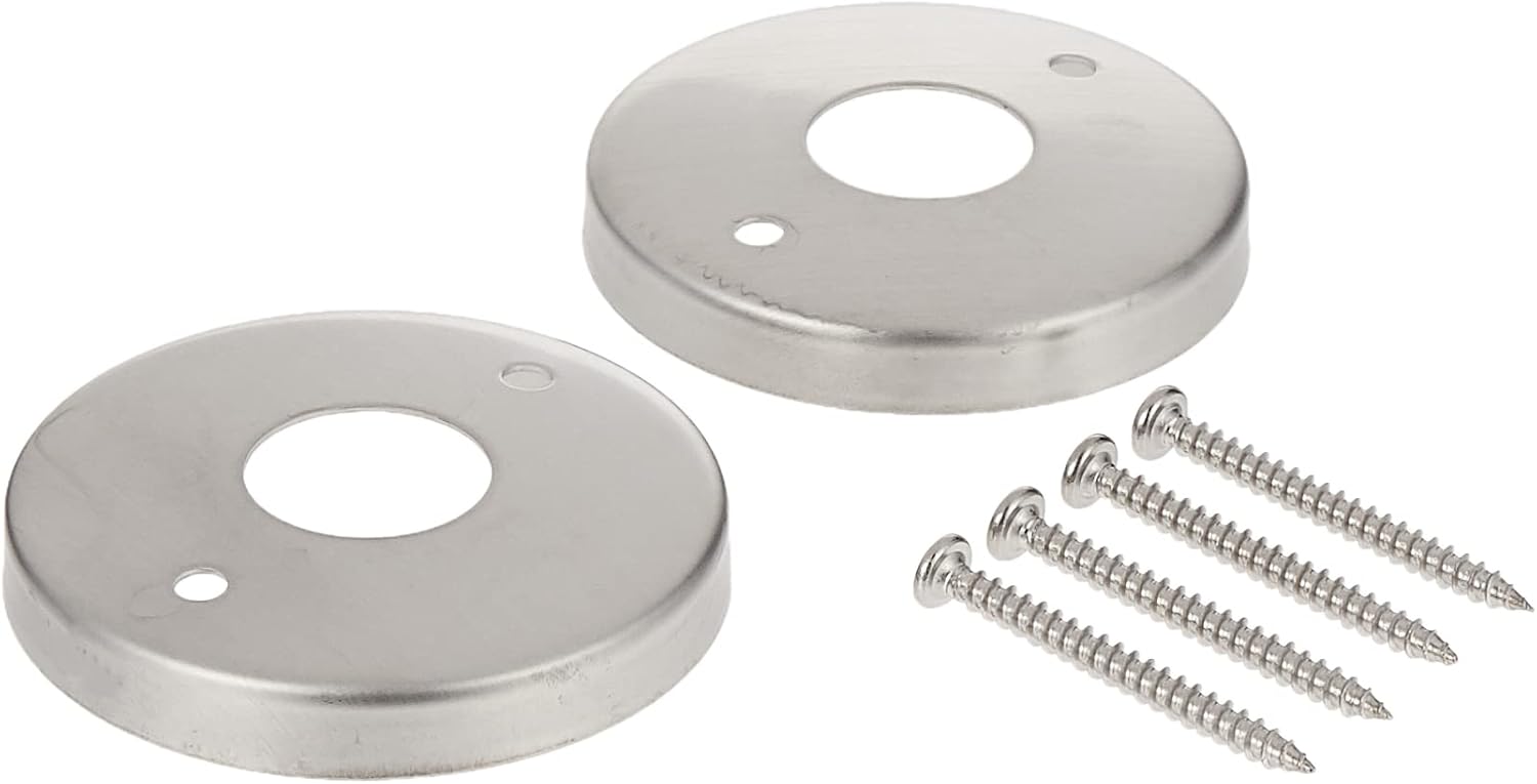 Moen 58F Donner Commercial Shower Rod Flange Set, Small, Stainless