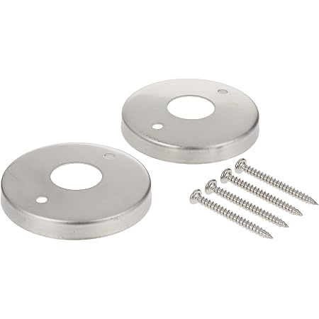 Moen 63-F Commercial Donner Shower Rod Flange Set, Small, Chrome ...