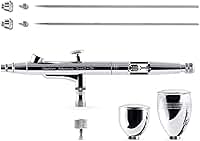 Gaahleri Kit De Aerógrafo, Pistola De Aerógrafo De Dupla Ação, Gravidade, Copo De Fluido De 1/2 E 1/4 Oz, Agulha De 0,35 E 0,5 Mm, Conjunto De Aerógrafo Econômico, Maquiagem, Arte Em Unhas, Pintura,