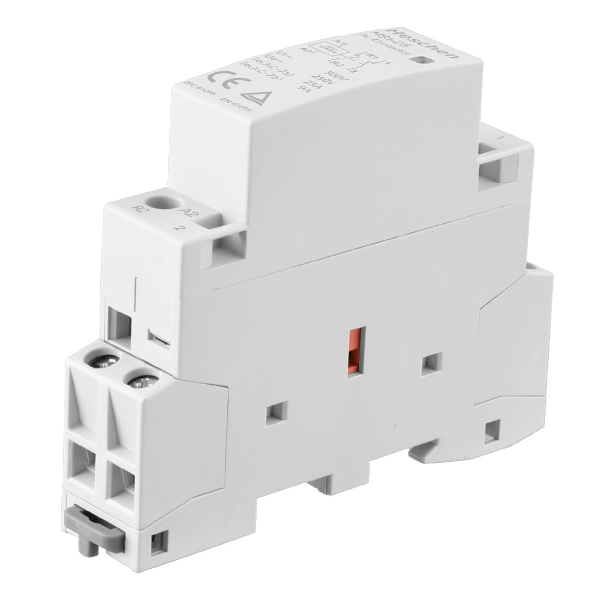 Contattore CA Heschen HS1-25 - 2 Poli 1NO+1NC, 220V/240V, Montaggio Su Guida DIN - Foto 2