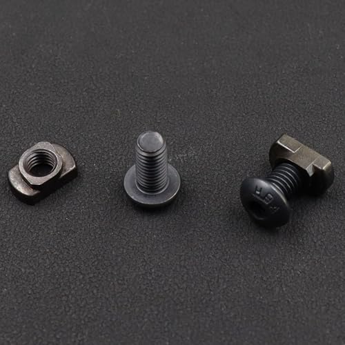24 sets m5 mlok t-nuts amp screws replacement sets steel for mlok system accessory installation with allen key m5-button-head cap