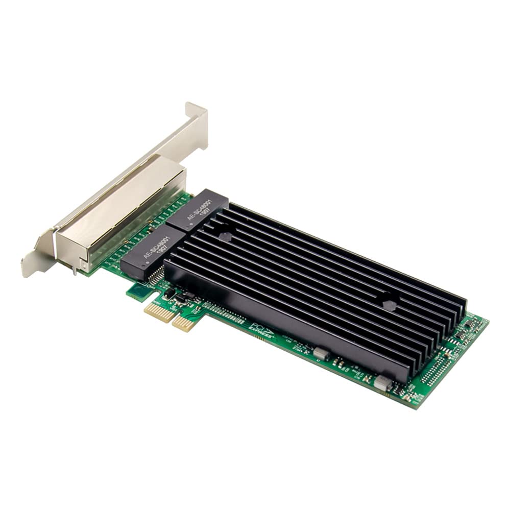 Scheda di rete Gigabit Quad Port 1X PCIe X1 82576 RJ45 Server
