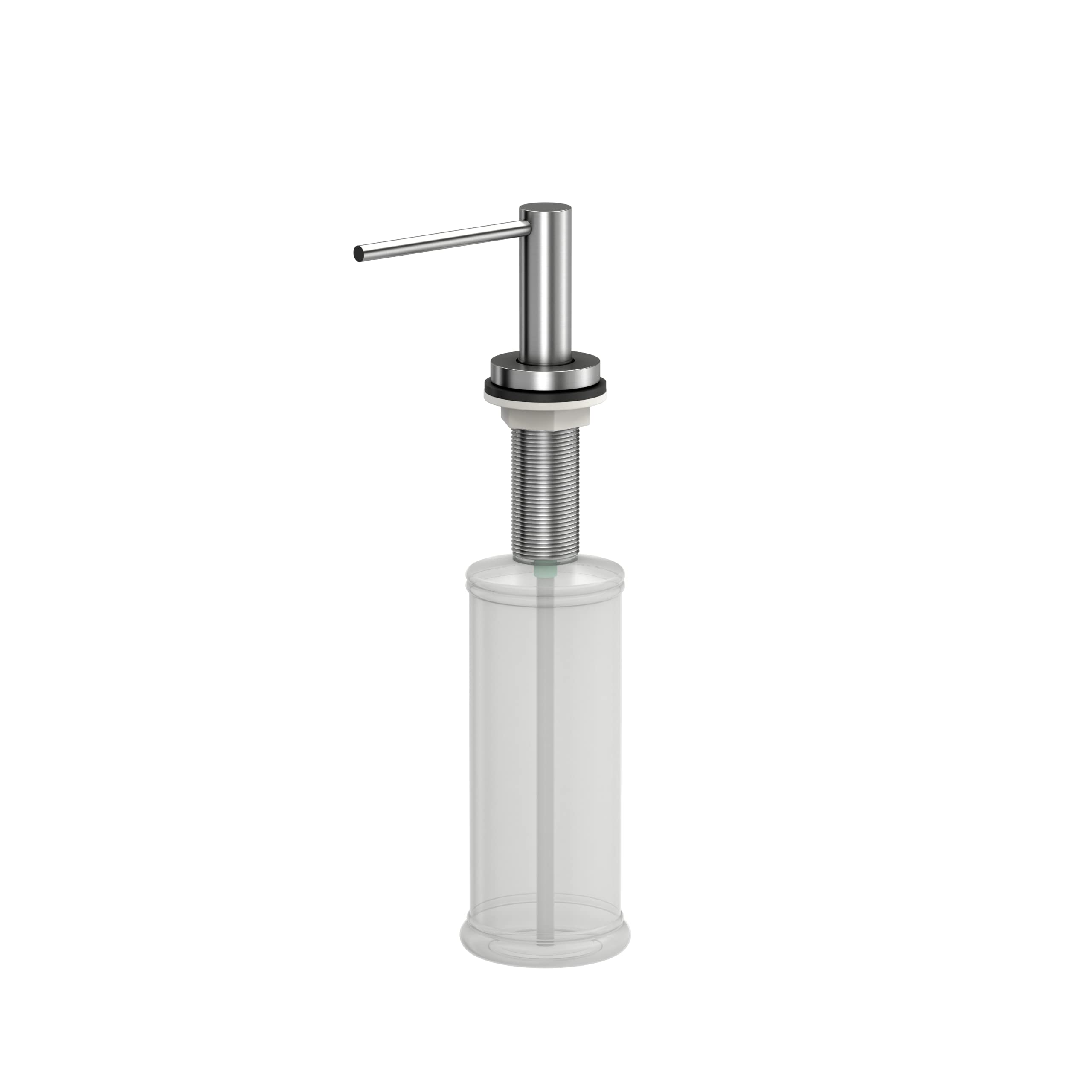VBChome Inox Seifenspender 320ml Edelstahl Rostfrei Einbau | Spüllmittelspender für Küche 360 Grad Drehbar | Pflegeleicht Einfache Montage Lotionspender in mehreren Farben | Küchenzubehör Top Qualität