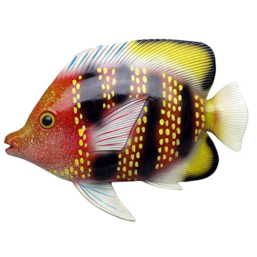 Tropical Fish Wall Decor Black Hanging Wall Art Décor Sculpture Statues Ocean Sea Decorations For Home Nursery Office Garden Patio Fence Bathroom Yard Pool Indoor Outdoor Beach Nautical Theme Fish6 #TOP4