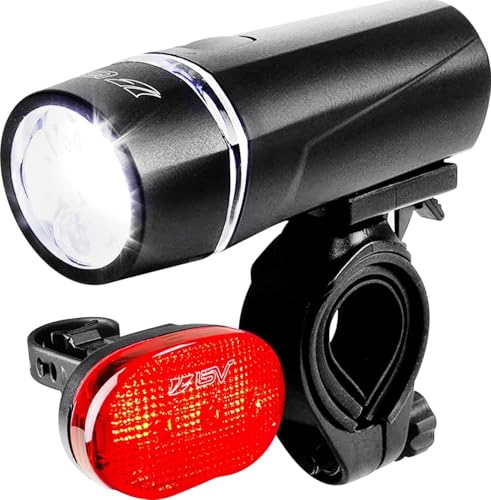 BV Bicycle Light Set Super Bright 5 LED Headlight...