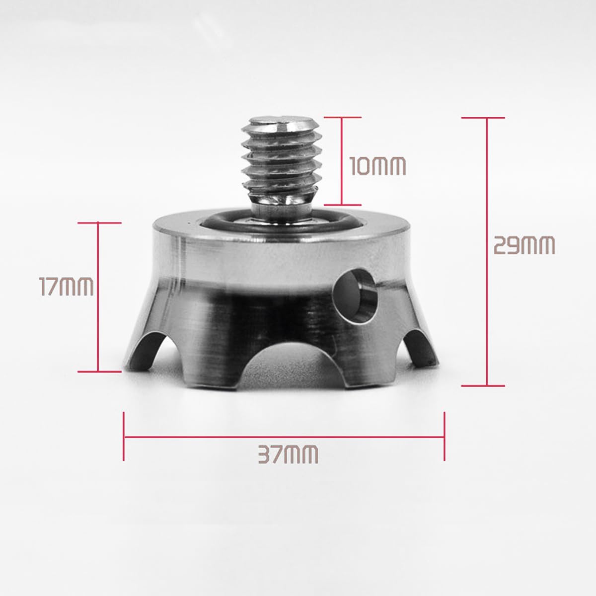 3 Stück 3/8-Zoll-Stativspitzen-Schnittstelle, rutschfeste Kamerastativ-Einbeinstativ-Spike-Fußkrallen-Montageadapter