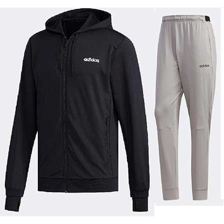 Amazon Co Jp Adidas アディダス Climawarm 裏起毛 フード付きスウェットパーカー ロングパンツ 上下セットジャージ O 177 1cm 国内正規品 Gvd36 34 ブラック ミディアムグレーヘザー スポーツ アウトドア