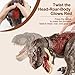 HAYXUN T Rex Action Figure Dinosaur Toys for Kids- Tyrannosaurus Rex Toy with Continuing Head Strike, Snapping Chomp Attack, Roar Sound, Light Up, Tail Flick Attack, Birthday, for Kids 3-8