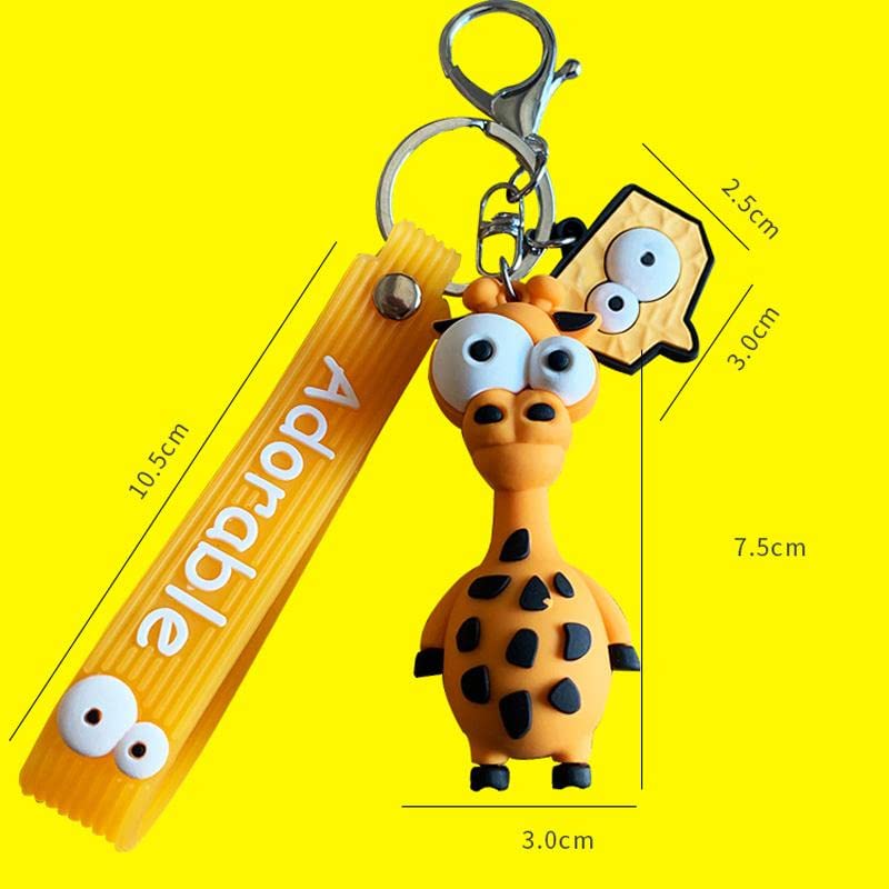 Image of Cute Cartoon BTS Keychain for Girls and Boys - Gift for Army and Kpop Lovers - Bag, Luggage Keyrings, Albums Keys Gifts